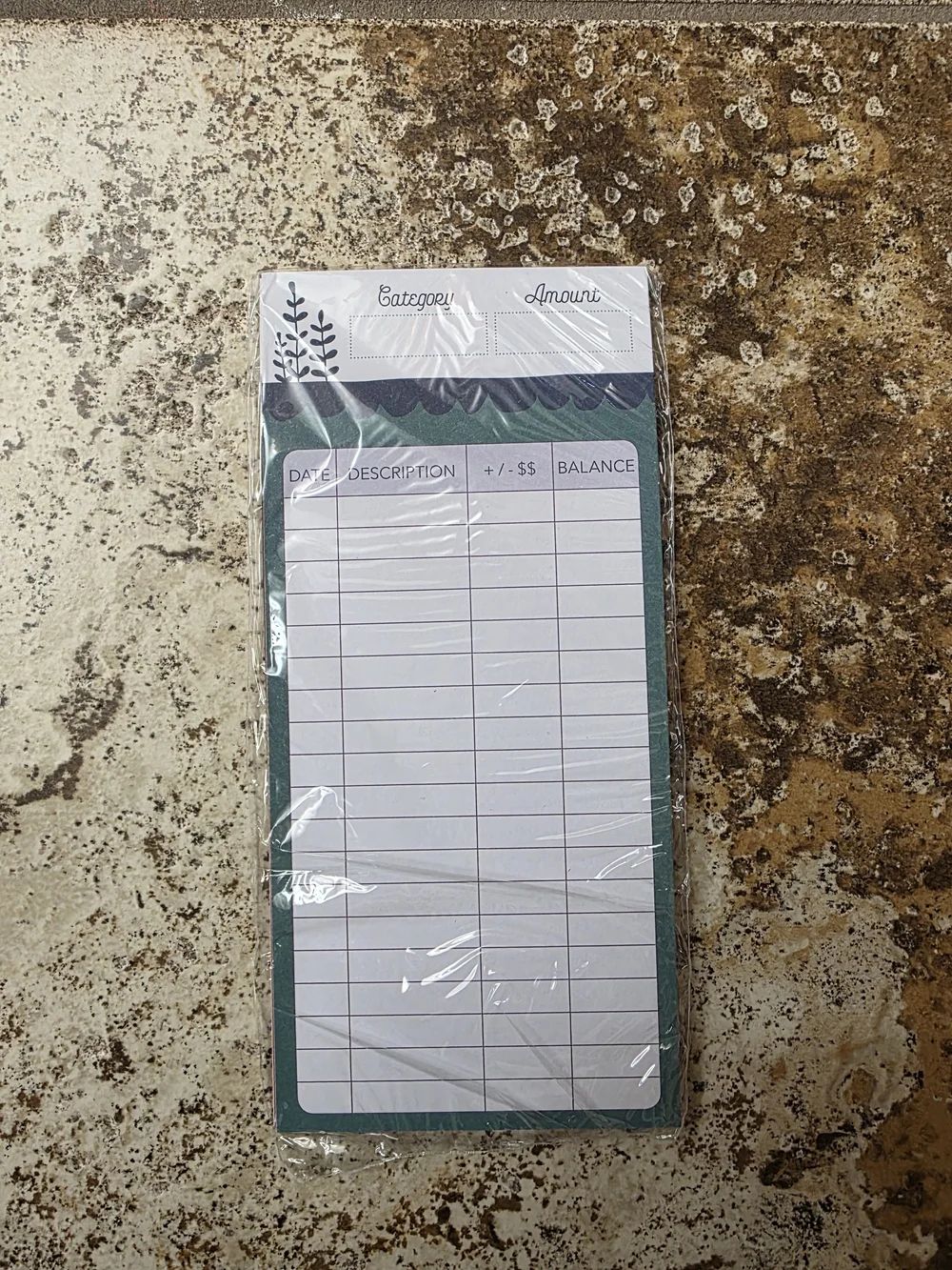 TBM Botanical Cash Envelope Tracker.  BRAND NEW